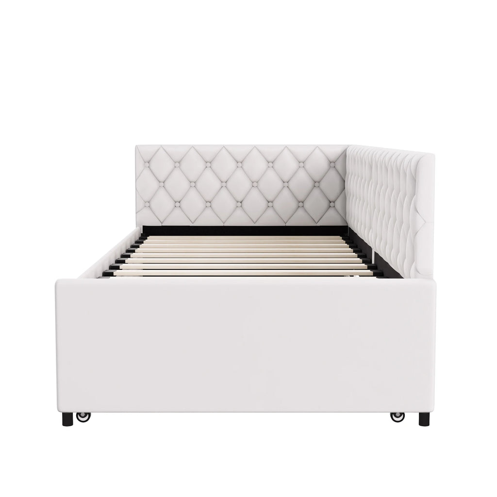 Daybed Convertible Anajqaqia Velours 90x200cm – Élégance & Polyvalence pour Chambre d'Amis