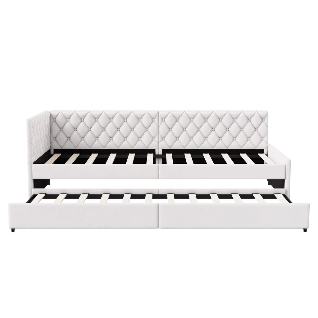 Daybed Convertible Anajqaqia Velours 90x200cm – Élégance & Polyvalence pour Chambre d'Amis