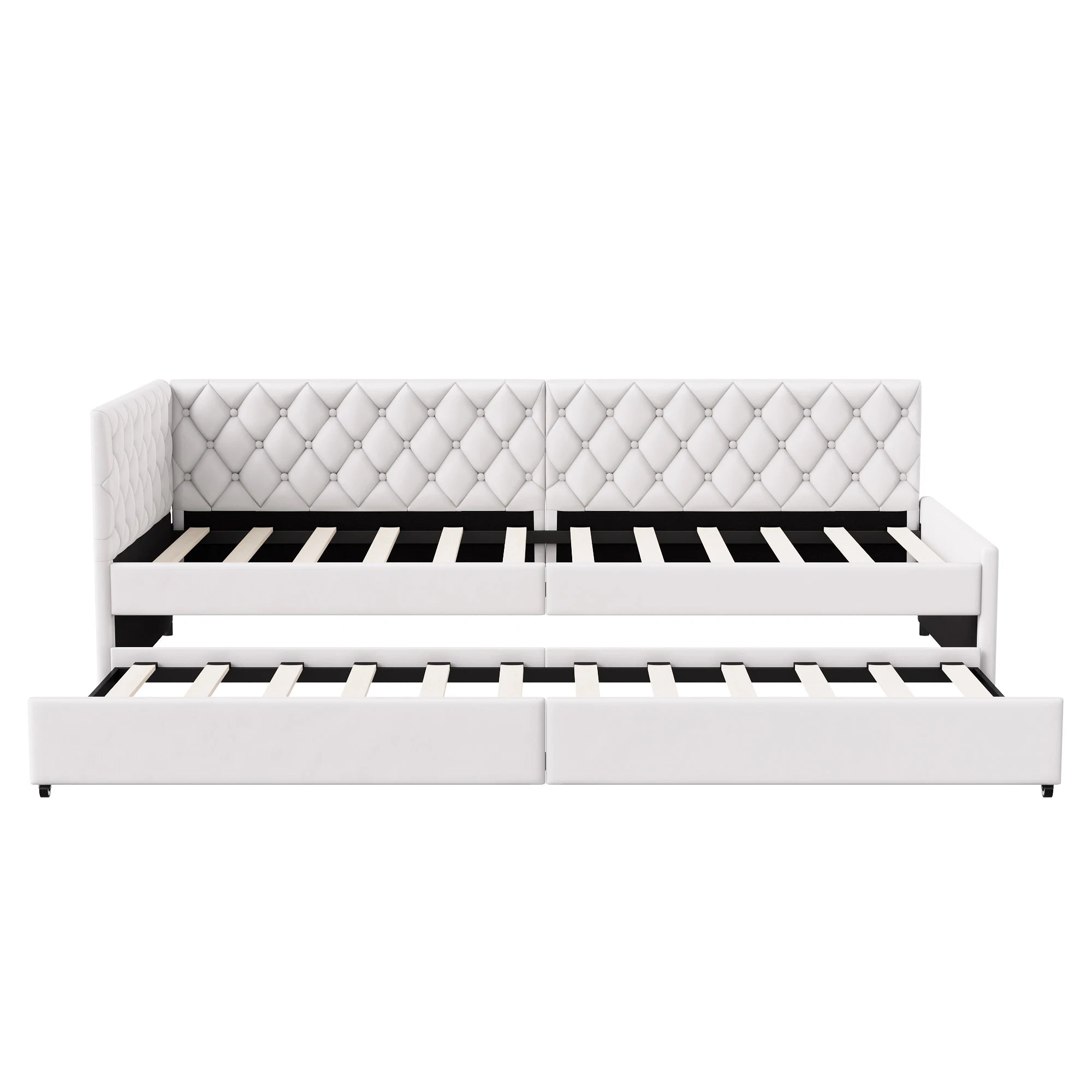 Daybed Convertible Anajqaqia Velours 90x200cm – Élégance & Polyvalence pour Chambre d'Amis