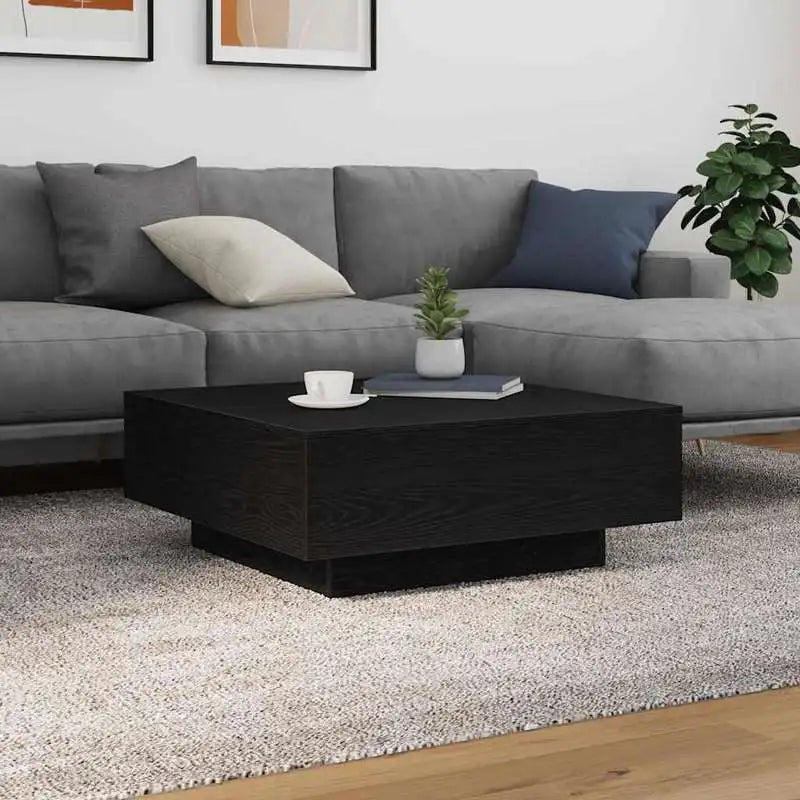 Table Basse en Bois LED RGB Ajustable – Ambiance Lumineuse Personnalisable