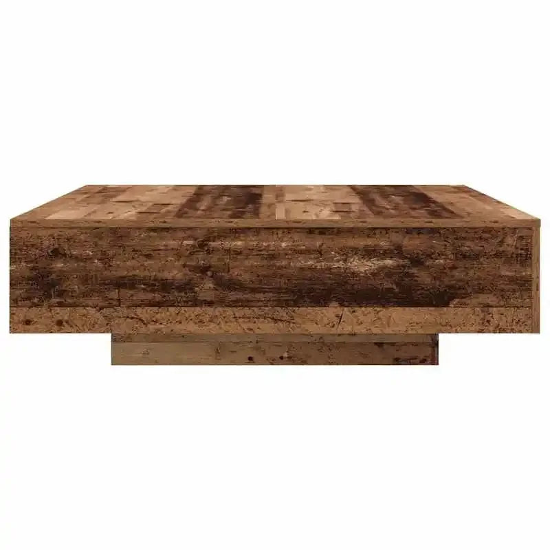 Table Basse LED RGB Ajustable en Bois – Ambiance Lumineuse Personnalisable pour Salon Moderne