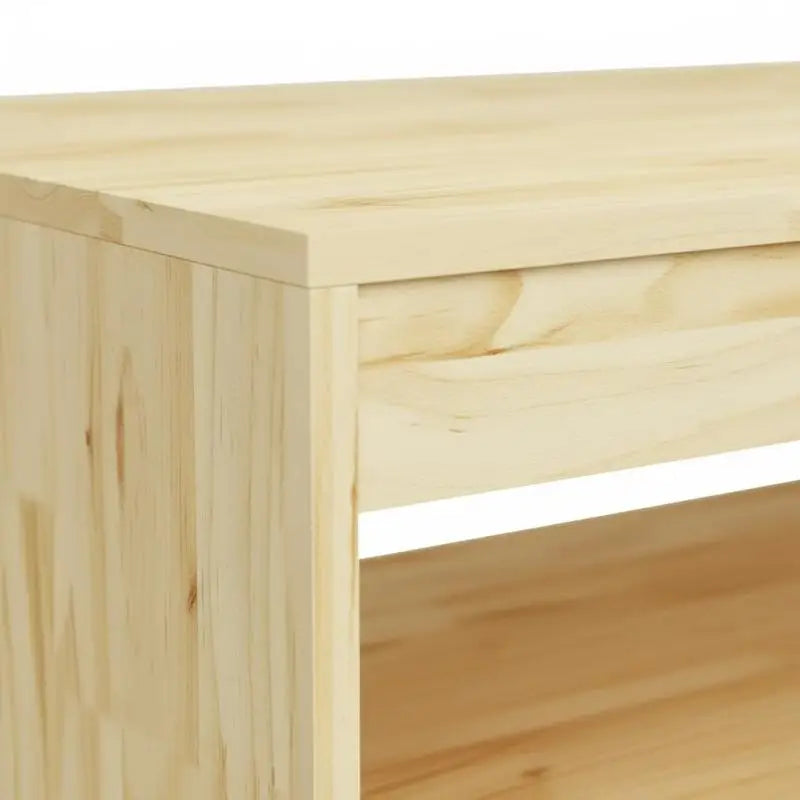 Table Basse en Pin Massif 110x50cm – Authenticité du Bois Naturel, Style Intemporel