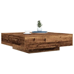 Table Basse en Bois LED RGB Ajustable – Ambiance Lumineuse Personnalisable