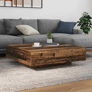 Table Basse en Bois LED RGB Ajustable – Ambiance Lumineuse Personnalisable