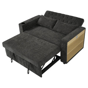 Canapé-Lit Pliant – Gain de Place avec Rangement et Port USB