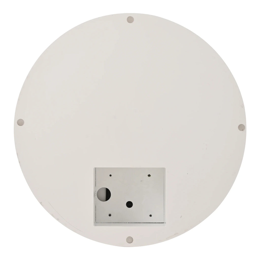 Table Basse Ronde Blanche Pivotante 360° avec LED – Design Cylindrique Moderne 70x70cm