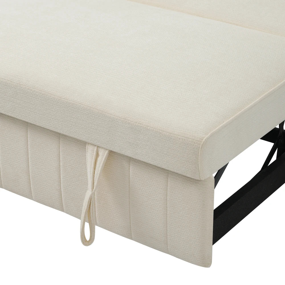 Canapé-Lit Pliant PINGGO Multifonction avec Rangement, USB & Porte-Gobelet – Gain de Place