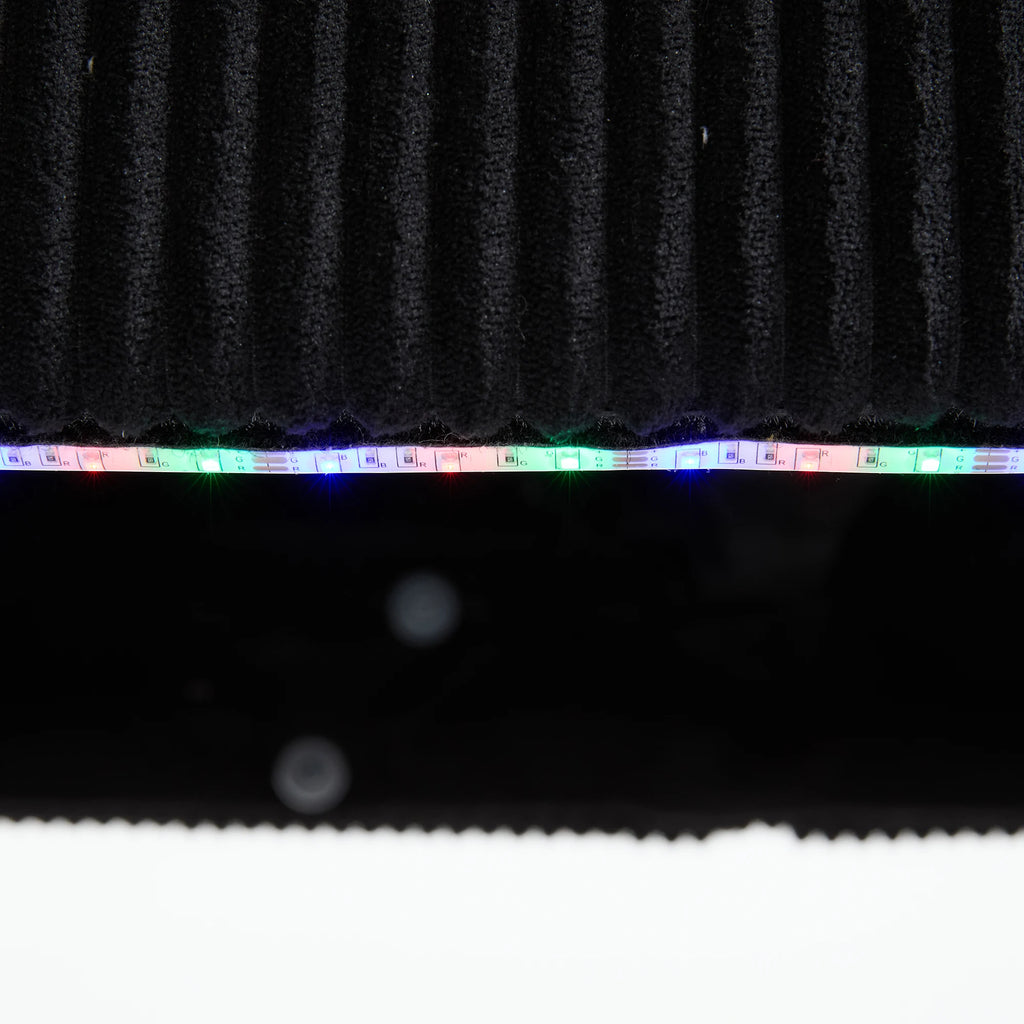 Canapé Sectionnel en U LVHOM Velours avec LED & USB – Grand Confort Convivial