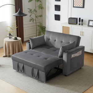 Canapé Convertible Pliable en L – Confort au Quotidien avec Porte-Gobelets